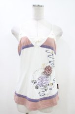 画像1: Ozz oneste / 和チャイナ刺繍キャミソール  白 H-26-05-01-1010-OO-TO-KB-ZH (1)