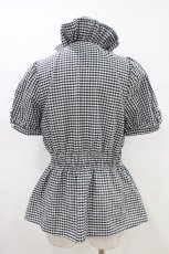 画像3: SEXY DYNAMITE LONDON / フリルパフブラウス  ブラック H-26-05-01-1016-PU-BL-KB-ZH (3)