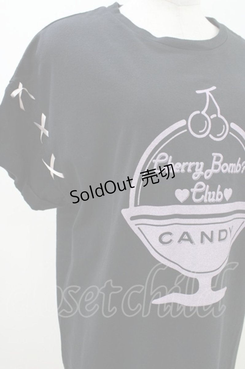 画像3: Candy Stripper / CHERRY BOMB CLUB ONE-PIECE  ブラック H-26-05-01-1018-PU-OP-KB-ZH (3)