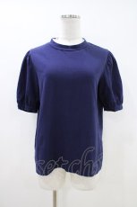 画像1: Jane Marple / Tulle Frill Puffy Sleeve Pullover  ネイビー H-26-05-01-1020-JM-TO-KB-ZH (1)