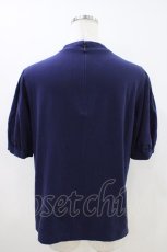 画像2: Jane Marple / Tulle Frill Puffy Sleeve Pullover  ネイビー H-26-05-01-1020-JM-TO-KB-ZH (2)