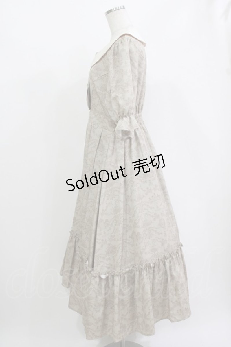 画像2: m petit by misako / NINA’S/トワルドジュイワンピース L ベージュ H-26-05-01-006-LO-OP-NS-ZH (2)