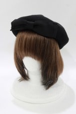 画像1: m petit by misako / AMリボンサーモベレー  ブラック H-26-05-01-073-LO-AC-NS-ZH (1)