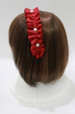 画像2: m petit by misako / AMPLカチューシャ  レッド H-26-05-01-077-LO-AC-NS-ZH (2)