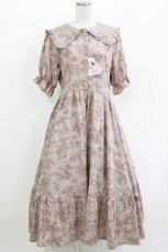 画像1: m petit by misako / TT*AMセーラーエリワンピース L ピンク H-26-05-01-008-LO-SK-NS-ZH (1)
