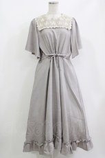 画像1: m petit by misako / TT*AOKレースセーラーワンピース L グレー H-26-05-01-012-LO-OP-NS-ZH (1)