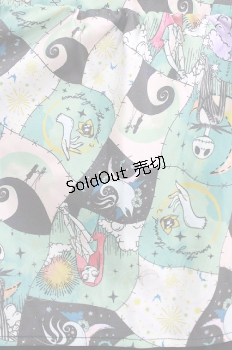 画像4: axes femme POETIQUE / ナイトメアー・ビフォア・クリスマス/ツギハギ風ワンピース M ブラック H-26-05-01-002-AX-OP-NS-ZH (4)