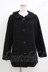 画像1: Franche Lippee / 襟付きコート M ブラック H-26-05-01-023-LO-CO-NS-ZH (1)