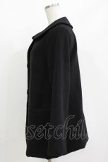 画像2: Franche Lippee / 襟付きコート M ブラック H-26-05-01-023-LO-CO-NS-ZH (2)