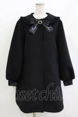 画像1: Ank Rouge / フリルセーラーコート M ブラック H-26-05-02-1027-CA-CO-NS-ZH (1)