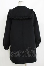 画像3: Ank Rouge / フリルセーラーコート M ブラック H-26-05-02-1027-CA-CO-NS-ZH (3)