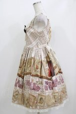 画像2: BABY,THE STARS SHINE BRIGHT / Little RED Riding Hood〜メルヘンの森のおとぎ話〜柄コルセットジャンパースカート Free 生成り H-26-05-02-1003-BA-OP-NS-ZH (2)