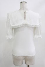 画像2: Ank Rouge / 襟刺繍テレコトップス M オフ H-26-05-02-1034-CA-TO-NS-ZH (2)
