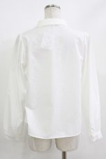 画像3: Fi.n.t / ロングレースタイ付きブラウス Free OFF WHITE H-26-05-02-1038-CA-BL-NS-ZH (3)