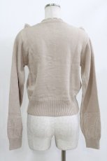 画像2: F i.n.t / ヨークフリルニット Free BEIGE H-26-05-02-1048-CA-TO-NS-ZH (2)