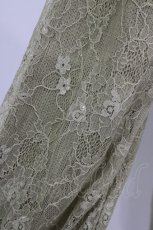 画像4: axes femme / 袖レースハイネックニット M グリーン H-26-05-02-1052-AX-TO-NS-ZH (4)