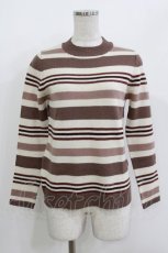 画像1: F&A / ボーダーニット Free BROWN H-26-05-02-1053-LO-TO-NS-ZH (1)