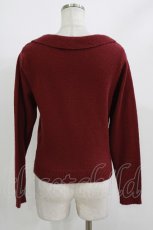 画像2: an another angelus / リボン刺繍カーディガン Free Bordeaux H-26-05-02-1056-CA-TO-NS-ZH (2)