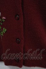 画像3: an another angelus / リボン刺繍カーディガン Free Bordeaux H-26-05-02-1056-CA-TO-NS-ZH (3)