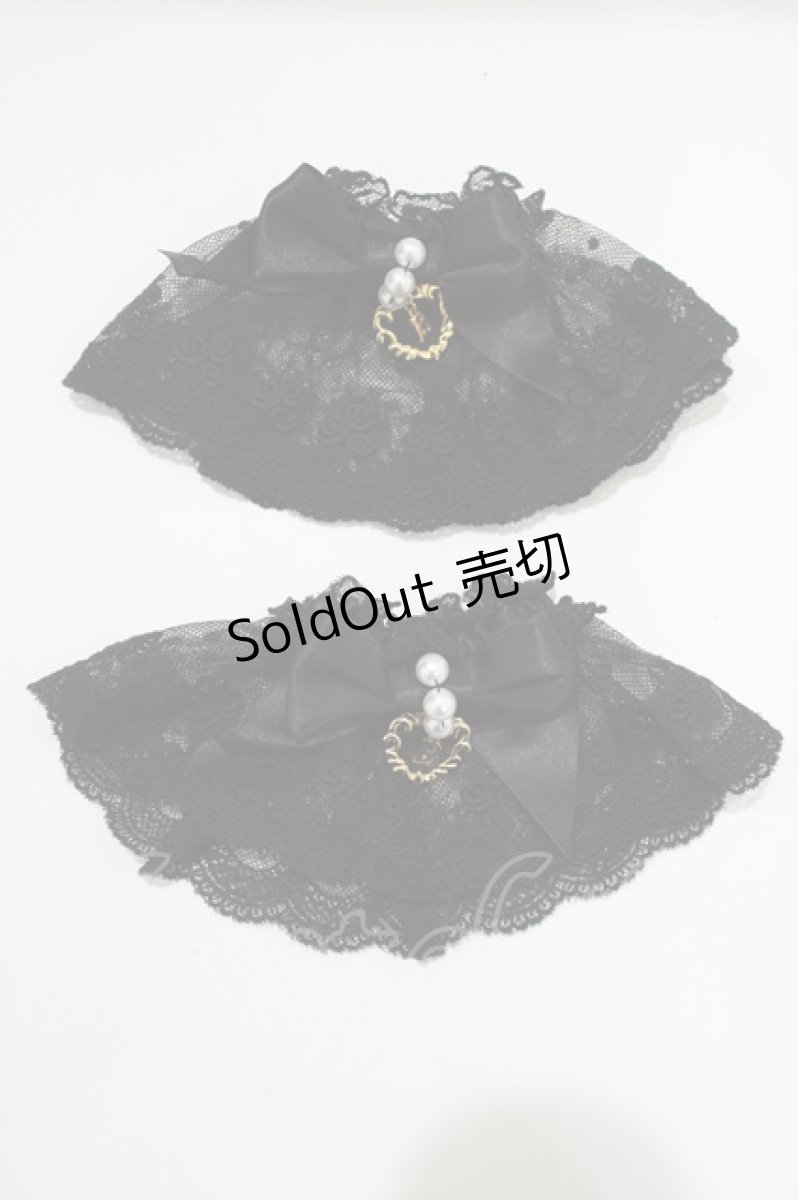 画像1: BABY,THE STARS SHINE BRIGHT / Petite Cherie Camelia Coffretお袖とめ  ブラック H-26-05-02-1072-BA-ZA-NS-ZH (1)