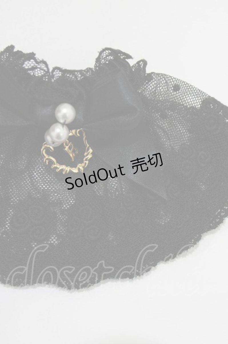 画像2: BABY,THE STARS SHINE BRIGHT / Petite Cherie Camelia Coffretお袖とめ  ブラック H-26-05-02-1072-BA-ZA-NS-ZH (2)