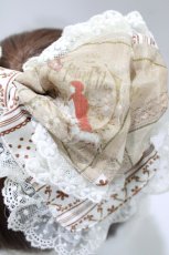 画像2: BABY,THE STARS SHINE BRIGHT / Little RED Riding Hood〜メルヘンの森のおとぎ話〜柄リボンカチューシャ  生成り H-26-05-02-1075-BA-AC-NS-ZH (2)