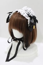 画像1: BABY,THE STARS SHINE BRIGHT / プリンセスドロップヘッドドレス  ブラック H-26-05-02-1079-BA-AC-NS-ZH (1)