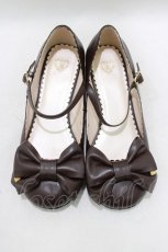 画像1: BABY,THE STARS SHINE BRIGHT / リルリボンシューズ M/約23.0~23.5cm ブラウン H-26-05-02-1081-BA-SH-NS-ZH (1)