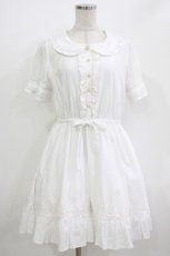 画像1: Secret Honey / ストライプワンピース Free ホワイト H-26-05-02-1009-CA-SK-NS-ZH (1)