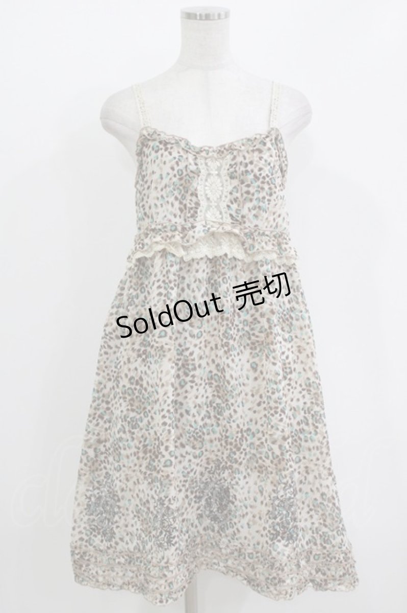 画像1: axes femme / レオパードワンピース M オフ H-26-05-02-1011-AX-OP-NS-ZH (1)