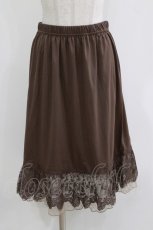 画像1: axes femme / ドットチュール使いペチスカート M BROWN H-26-05-02-1013-AX-SK-NS-ZH (1)