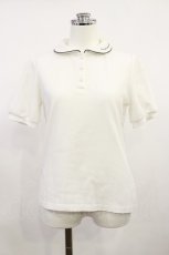 画像1: Fi.n.t / ロゴ刺繍ポロシャツ Free OFF WHITE H-26-05-02-025-CA-BL-NS-ZH (1)