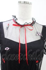画像3: Swankiss / コスメ刺繍トップス Free ブラック H-26-05-03-048-CA-TO-NS-ZH (3)
