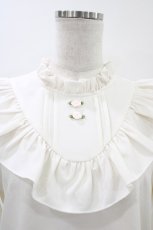 画像3: evelyn / プチローズフリルブラウス Free オフ H-26-05-03-050-LO-BL-NS-ZH (3)