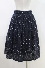 画像3: Jane Marple / Sprinkled flowers wrapped skirt  ネイビー H-26-05-03-1030-JM-SK-KB-ZH (3)