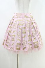 画像1: Jane Marple / CARTE Radieuseのミニスカート  ピンク H-26-05-03-1021-JM-SK-KB-ZH (1)