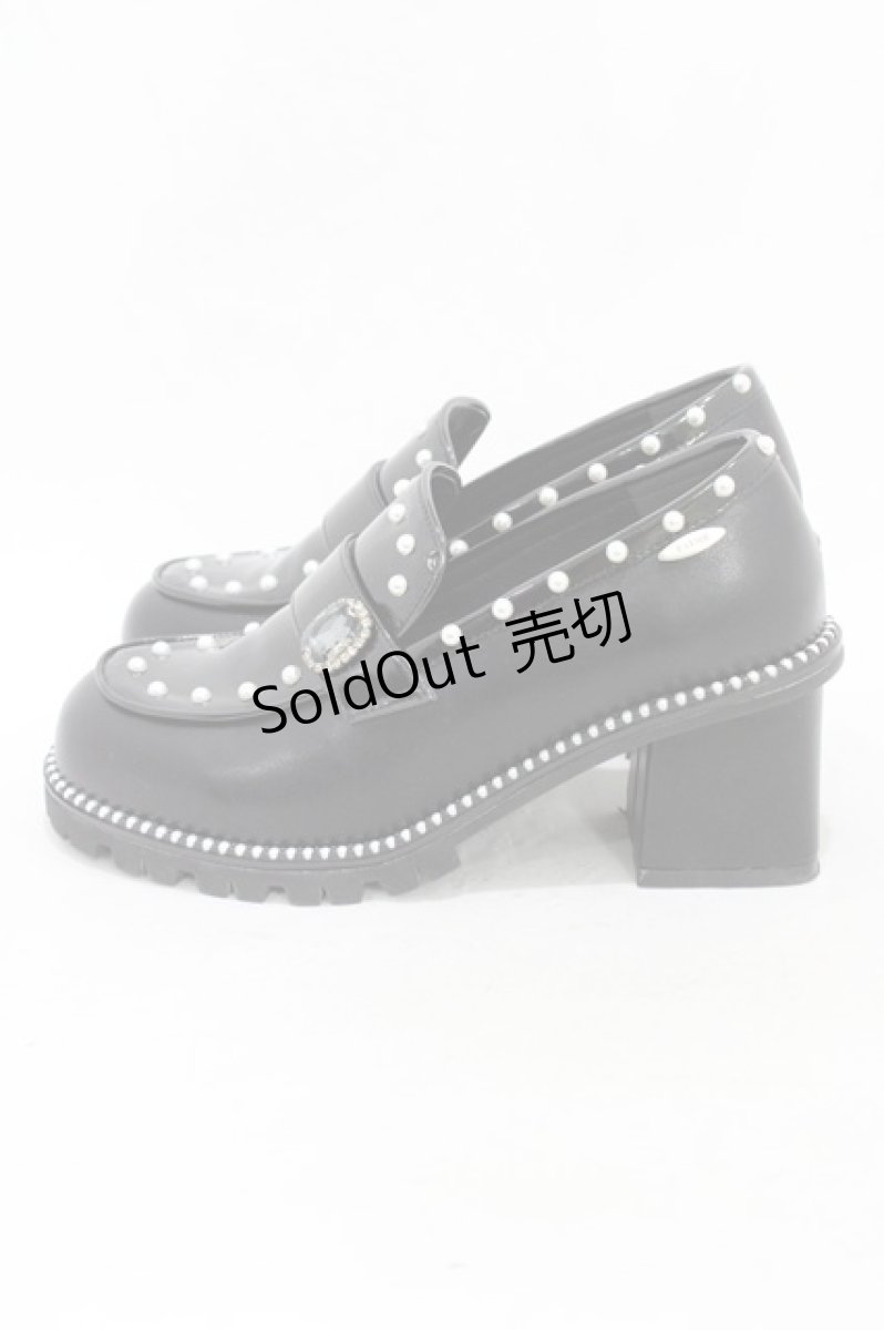 画像2: EATME / ストーンローファー M/23.5cm ブラック H-26-05-03-001-LO-SH-NS-ZH (2)