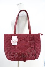 画像1: m petit by misako / AM*レースアップT  ワイン H-26-05-03-015-LO-BG-NS-ZH (1)