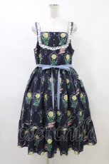 画像1: Emily Temple cute / Rose Waltzノースリーブワンピース Plusサイズ ネイビー H-26-05-04-037-ET-OP-KB-ZH (1)