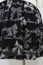画像3: Jane Marple / Jane's drawingのトロンプルイユドレス M アイボリー×ブラック H-26-05-04-039-JM-OP-KB-ZH (3)