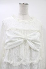 画像3: MR corset / Aラインロングスリーブワンピース  白 H-26-05-04-040-PU-OP-AK-ZH (3)
