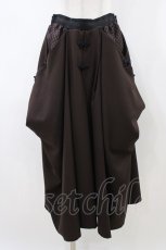 画像1: Qutie Frash / 袴ロングスカート  茶 H-26-05-04-051-QU-SK-KB-ZH (1)