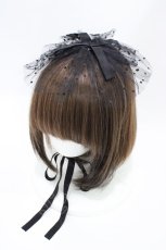 画像1: MARBLE / ドットチュールキャノティエ  黒 H-26-05-04-005-GO-AC-AK-ZH (1)