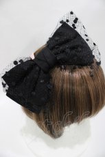画像3: Melody BasKet / Dollyリボンカチューシャ  ブラック H-26-05-04-1003-LO-AC-KB-ZH (3)