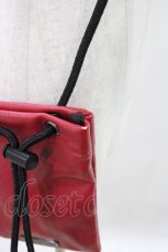 画像4: Moi-meme-Moitie / ロゴプレートミニショルダーバッグ  赤 H-26-05-04-1008-MO-BG-KB-ZH (4)