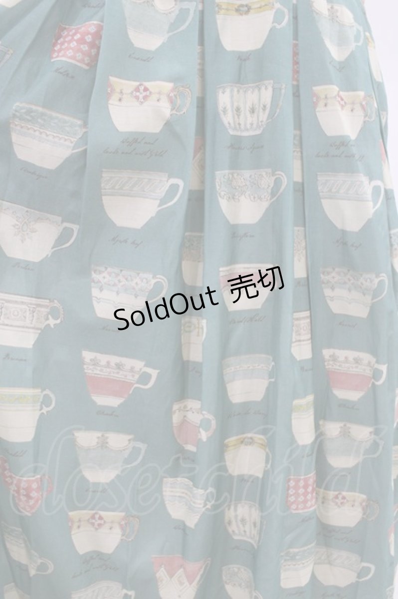 画像5: Jane Marple Dans Le Salon / British potteriesデイドレス  ピーコックブルー H-26-05-04-1011-JM-OP-KB-ZH (5)