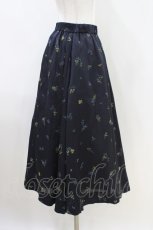 画像2: Jane Marple Dans Le Salon / Wild flowersフラッフィースカート  ネイビー H-26-05-04-1013-JM-SK-KB-ZH (2)