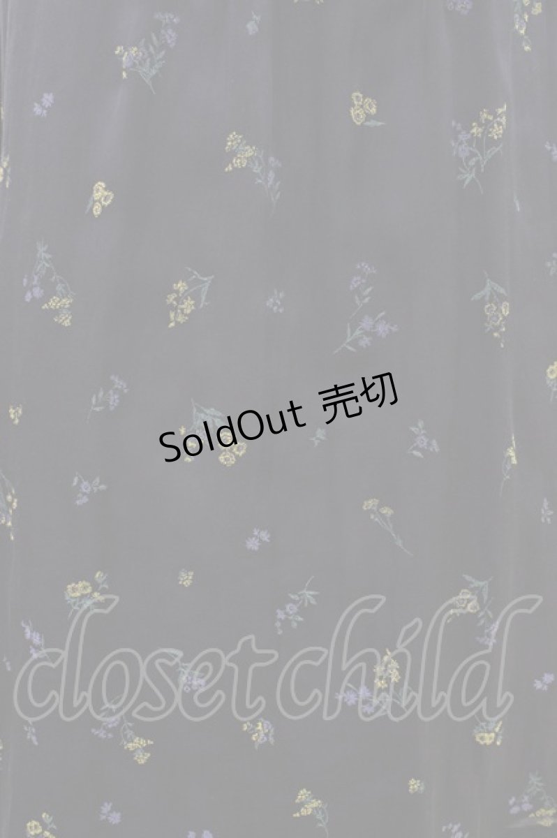 画像4: Jane Marple Dans Le Salon / Wild flowersフラッフィースカート  ネイビー H-26-05-04-1013-JM-SK-KB-ZH (4)