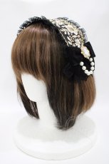 画像1: Triple fortune / 刺繍ヘッドドレス   H-26-05-04-1002-EL-AC-AK-ZH (1)