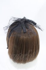 画像2: MARBLE / ドットチュールキャノティエ  黒 H-26-05-04-005-GO-AC-AK-ZH (2)